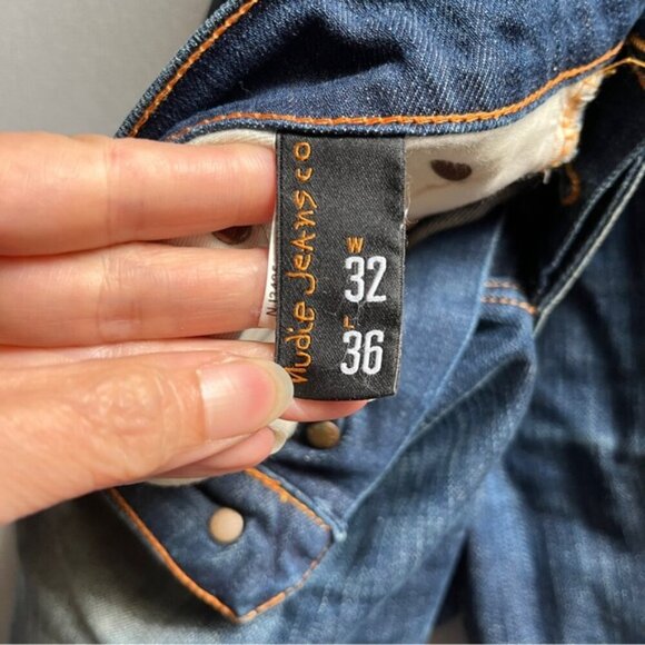 Nudie Jeans Grim Tim Denim Sz 32 - Picture 8 of 16